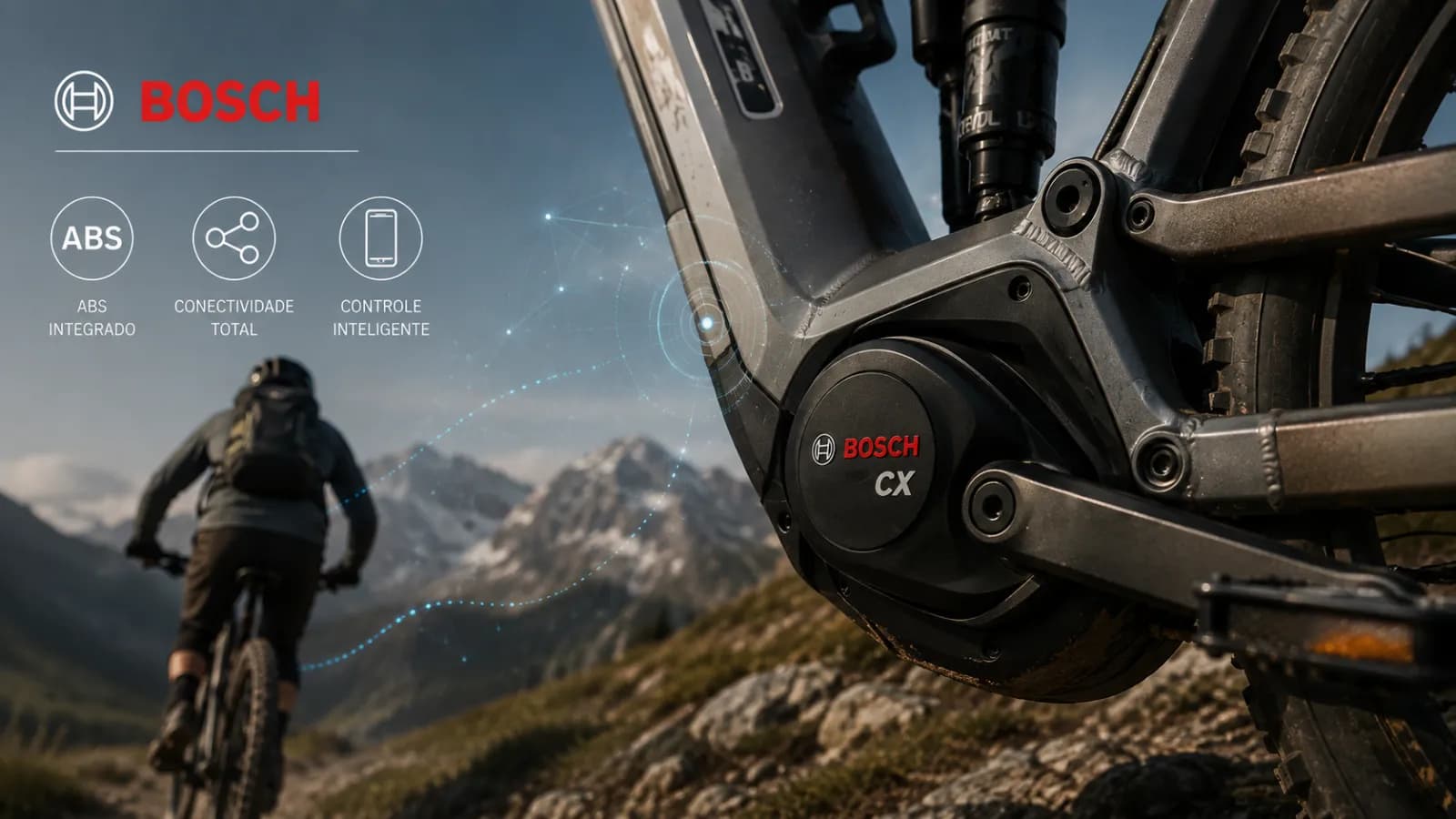 Bosch lança motor CX com ABS integrado e conectividade total: revolução nas e‑bikes